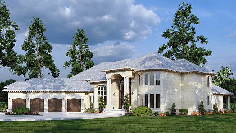 European Plan with 8454 Sq. Ft., 6 Bedrooms, 8 Bathrooms, 4 Car Garage Picture 6