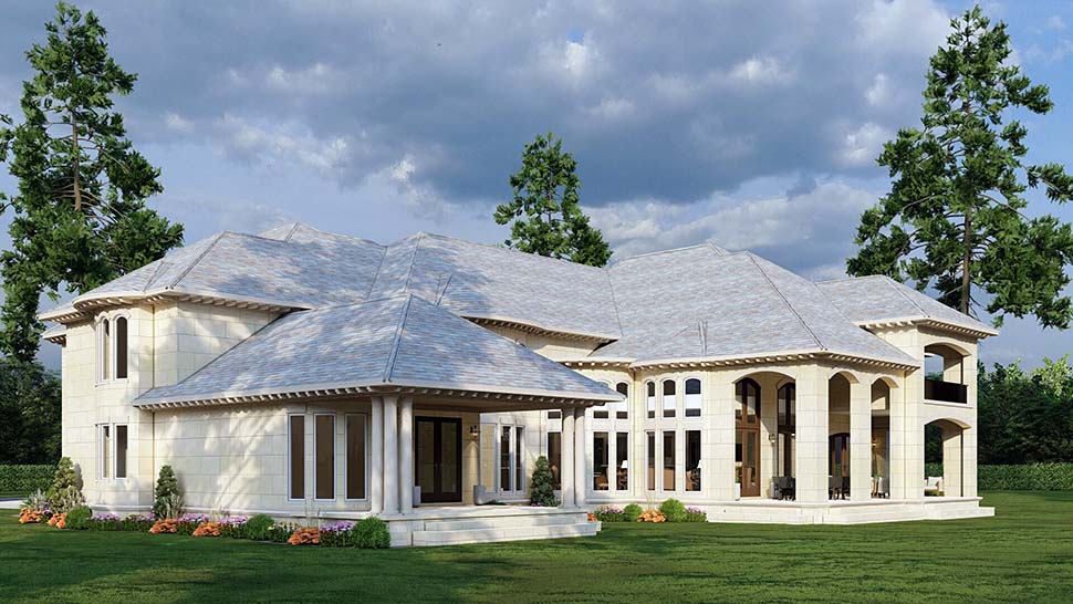 European Plan with 8454 Sq. Ft., 6 Bedrooms, 8 Bathrooms, 4 Car Garage Picture 7
