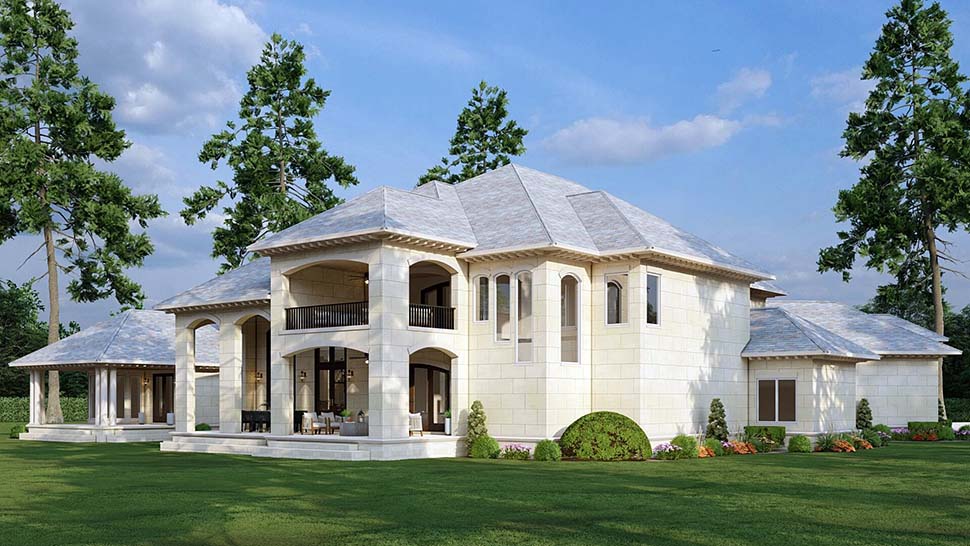 European Plan with 8454 Sq. Ft., 6 Bedrooms, 8 Bathrooms, 4 Car Garage Picture 8