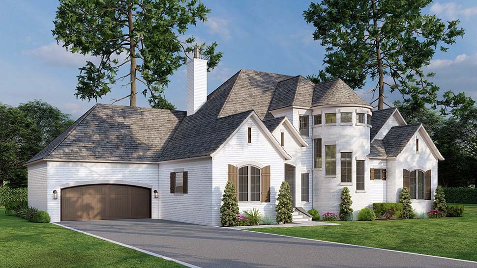 Plan with 2968 Sq. Ft., 4 Bedrooms, 4 Bathrooms, 2 Car Garage Picture 5