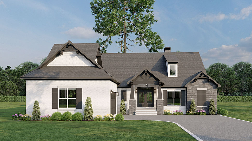 Plan with 2091 Sq. Ft., 3 Bedrooms, 3 Bathrooms, 2 Car Garage Picture 29