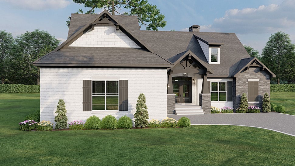 Plan with 2091 Sq. Ft., 3 Bedrooms, 3 Bathrooms, 2 Car Garage Picture 31