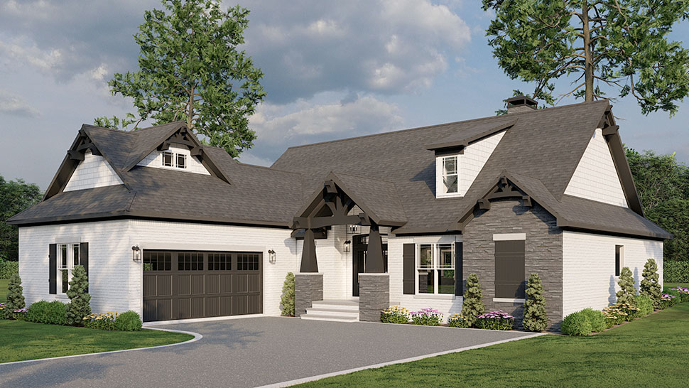 Plan with 2091 Sq. Ft., 3 Bedrooms, 3 Bathrooms, 2 Car Garage Picture 32