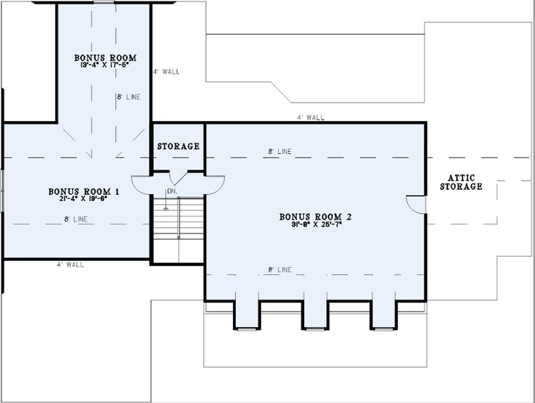 Country Southern Traditional Level Two of Plan 82332