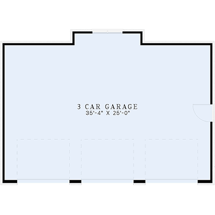 Garage Plan 82338 - 3 Car Garage First Level Plan