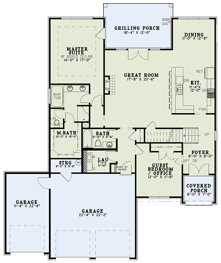 European Southern Tudor Level One of Plan 82359