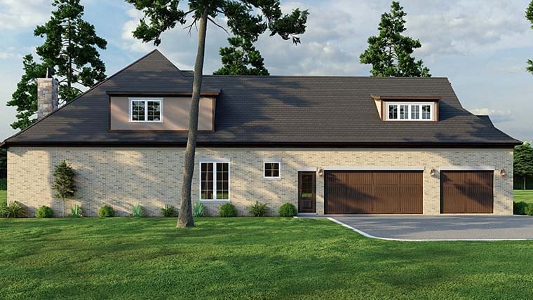 Bungalow, Craftsman, French Country, Tudor Plan with 3251 Sq. Ft., 4 Bedrooms, 5 Bathrooms, 3 Car Garage Picture 6