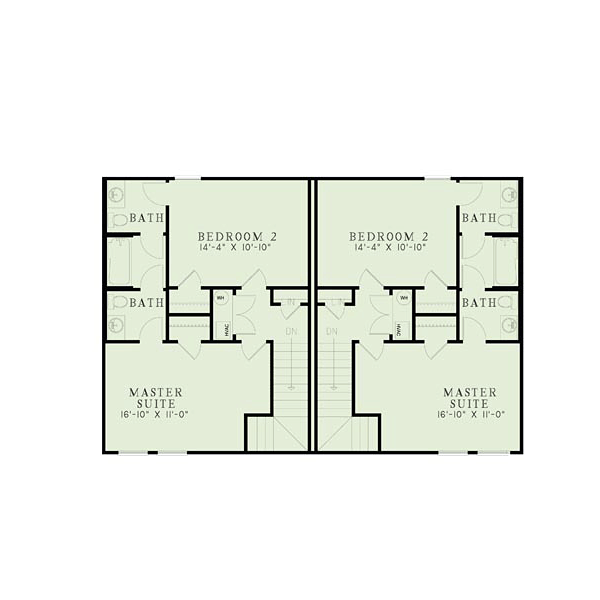 Colonial Traditional Level Two of Plan 82363