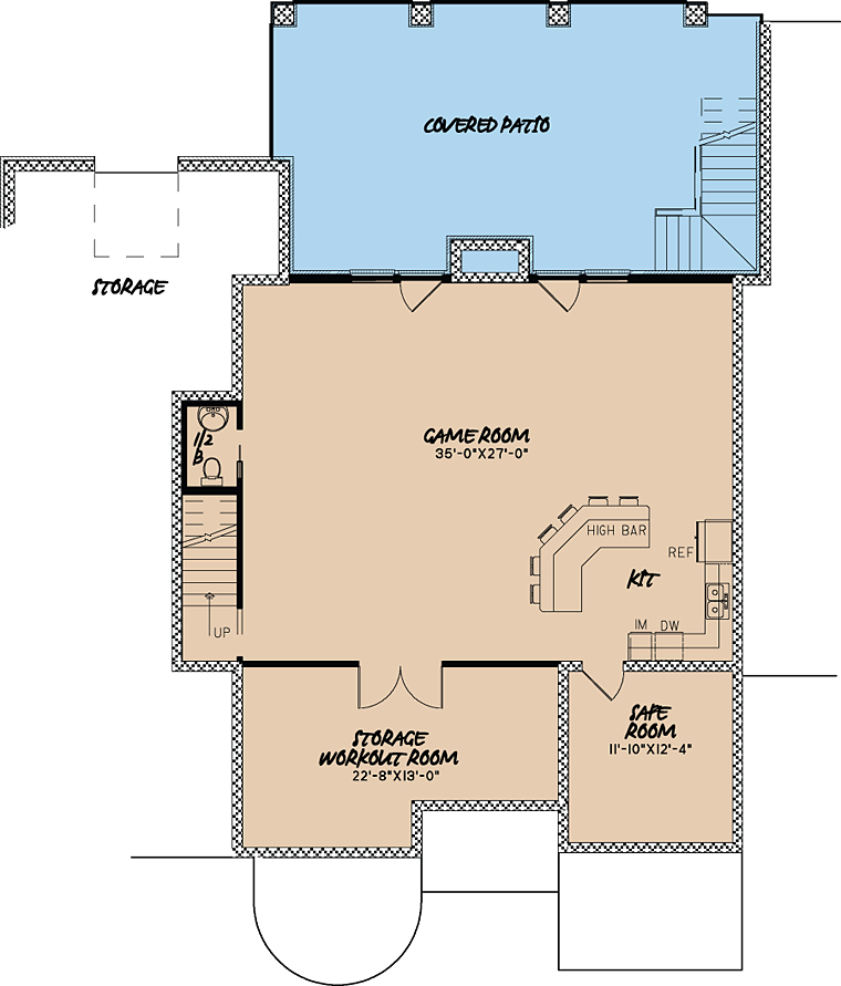 European Lower Level of Plan 82401