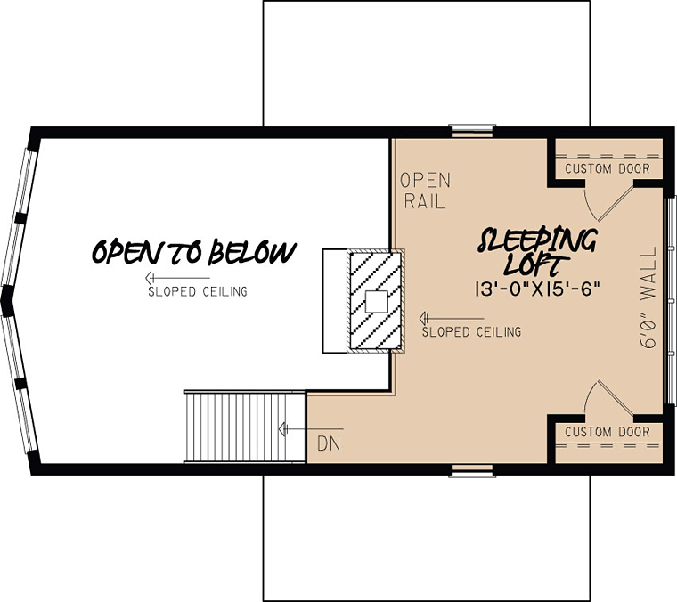 Contemporary Level Two of Plan 82404