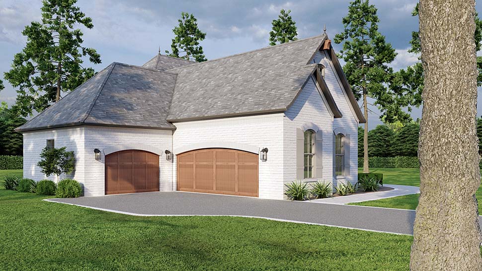 European, French Country, Tudor Plan with 2428 Sq. Ft., 3 Bedrooms, 3 Bathrooms, 3 Car Garage Picture 4