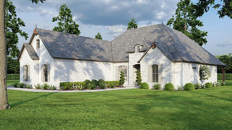 European, French Country, Tudor Plan with 2428 Sq. Ft., 3 Bedrooms, 3 Bathrooms, 3 Car Garage Picture 6