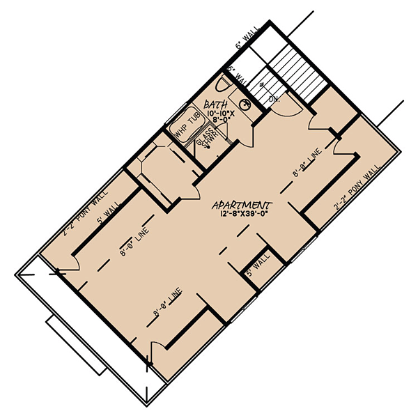 Country Craftsman Level Two of Plan 82418