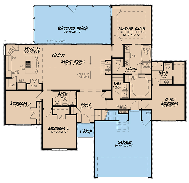 European Traditional Level One of Plan 82438