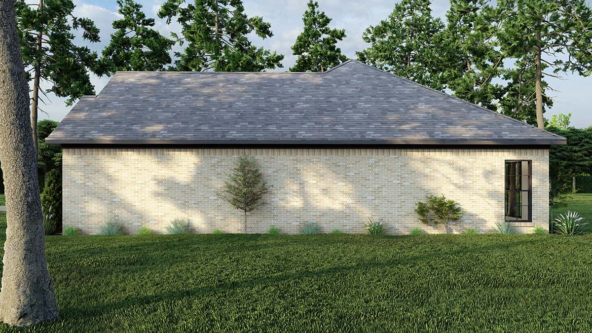 Cottage, Country, Traditional Plan with 1745 Sq. Ft., 2 Car Garage Picture 2
