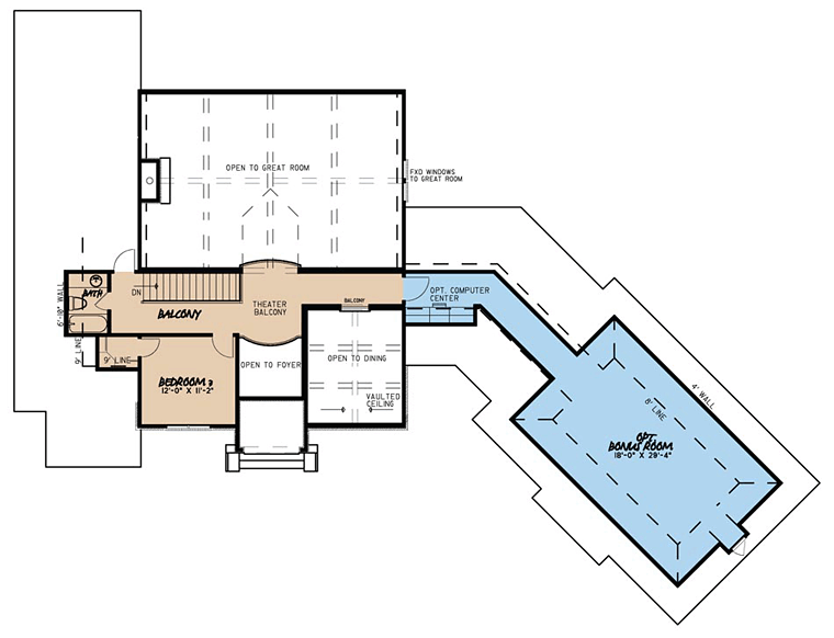 Country European French Country Level Two of Plan 82458