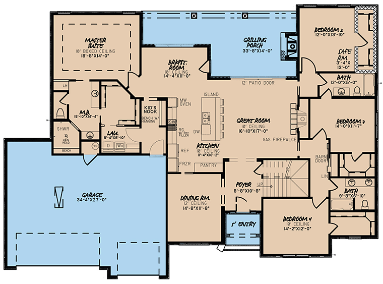 Traditional Level One of Plan 82469