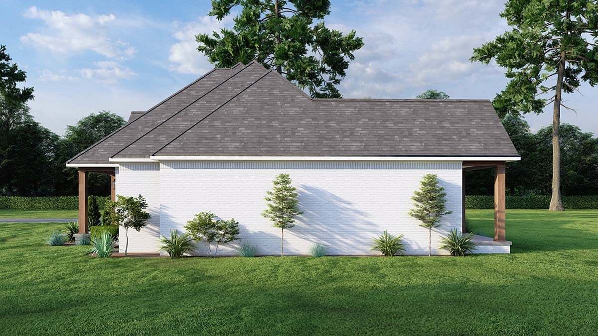 Bungalow, Craftsman, European, Traditional Plan with 2199 Sq. Ft., 3 Bedrooms, 4 Bathrooms, 2 Car Garage Picture 2