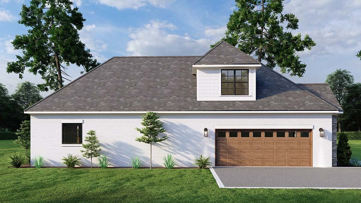 Bungalow, Craftsman, European, Traditional Plan with 2199 Sq. Ft., 3 Bedrooms, 4 Bathrooms, 2 Car Garage Picture 3