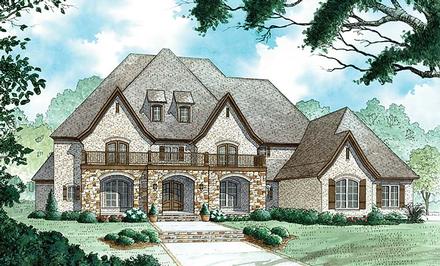 European French Country Traditional Elevation of Plan 82476