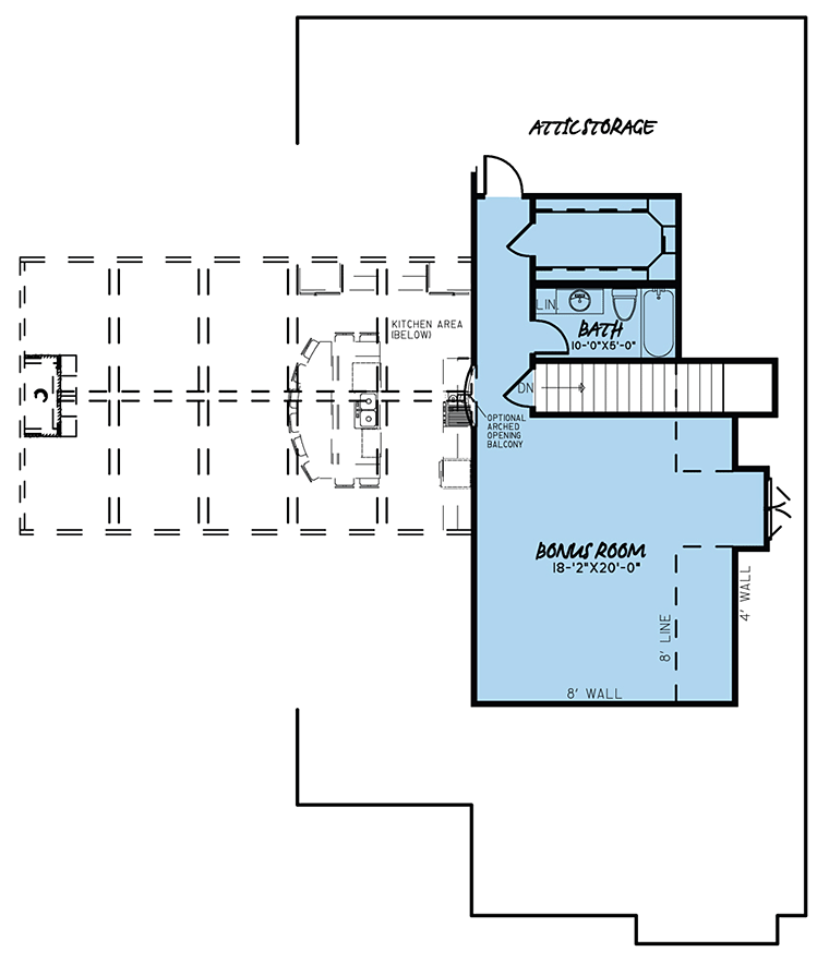 House Plan 82477 Level Two