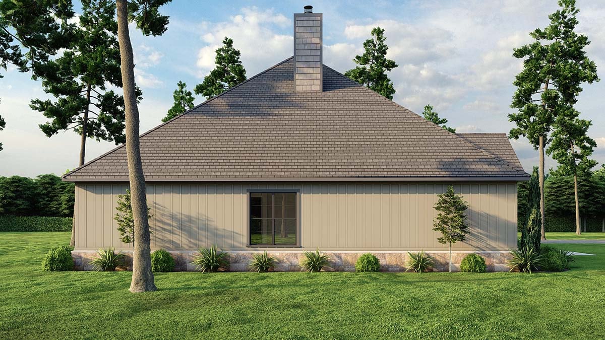 European, Traditional Plan with 2646 Sq. Ft., 4 Bedrooms, 3 Bathrooms, 2 Car Garage Picture 3