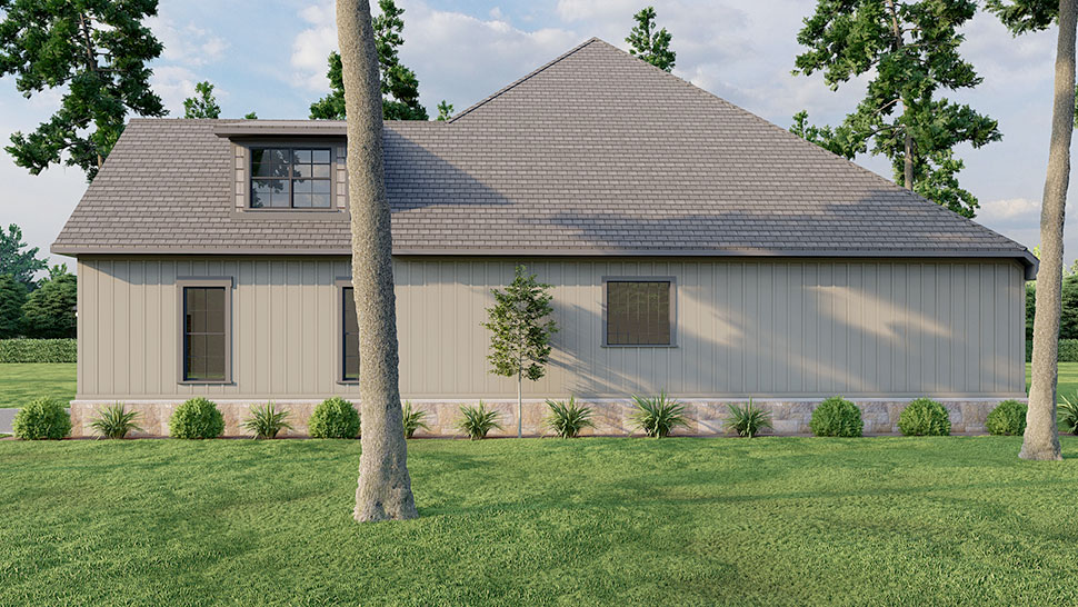 European, Traditional Plan with 2646 Sq. Ft., 4 Bedrooms, 3 Bathrooms, 2 Car Garage Picture 25