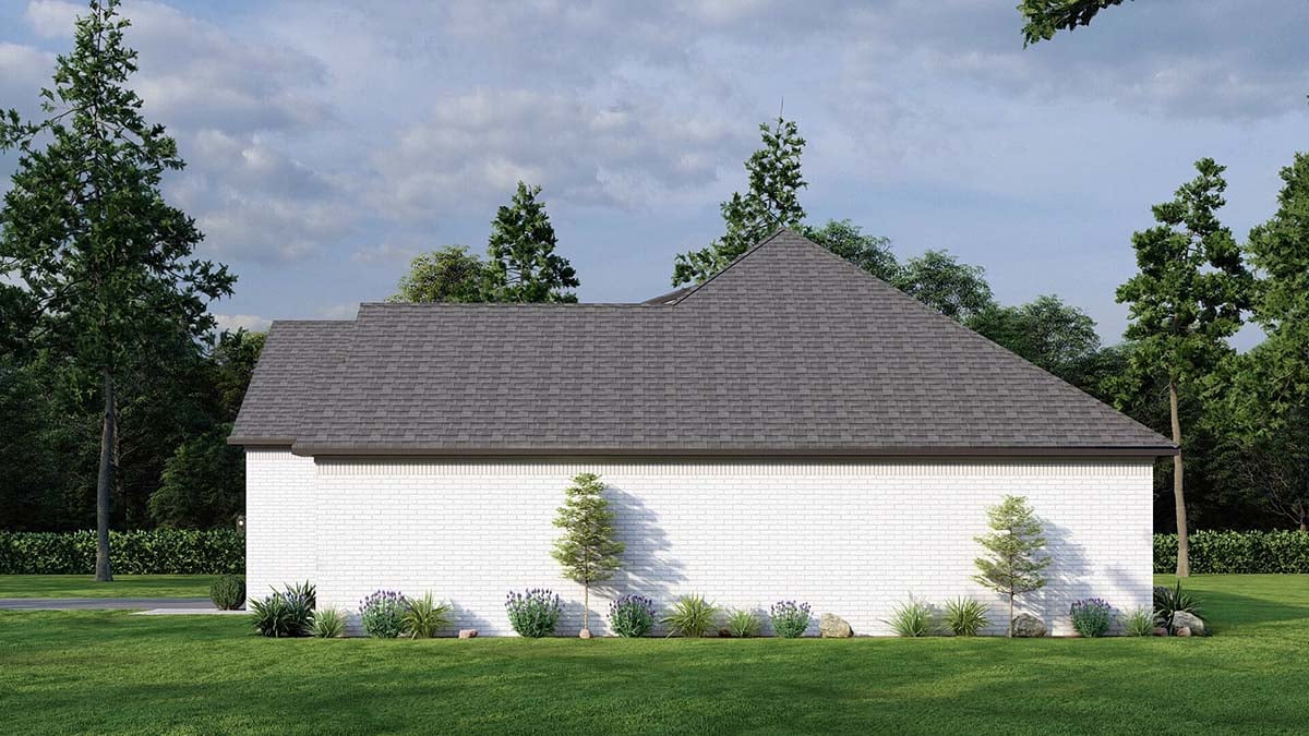 Traditional Plan with 1757 Sq. Ft., 3 Bedrooms, 3 Bathrooms, 2 Car Garage Picture 2
