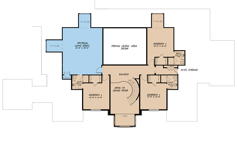 European French Country Level Two of Plan 82498