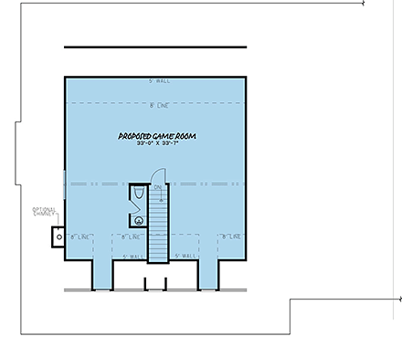 House Plan 82506 Second Level Plan