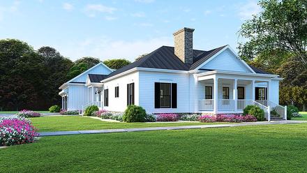 Bungalow Country Craftsman Traditional Elevation of Plan 82516