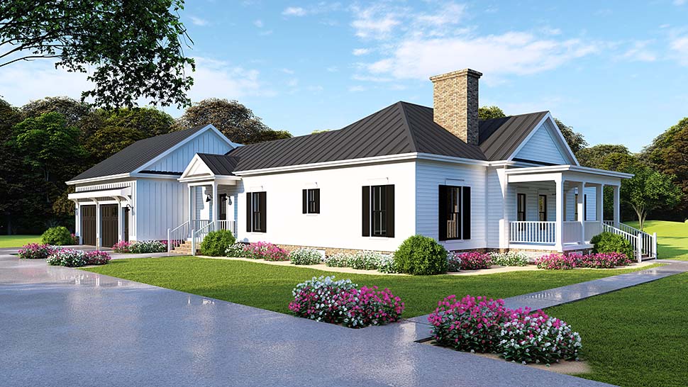 Bungalow, Country, Craftsman, Traditional Plan with 2430 Sq. Ft., 3 Bedrooms, 2 Bathrooms, 2 Car Garage Picture 5