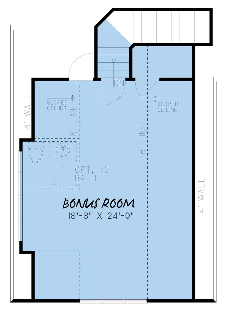 Bungalow Craftsman Farmhouse One-Story Traditional Level Two of Plan 82554