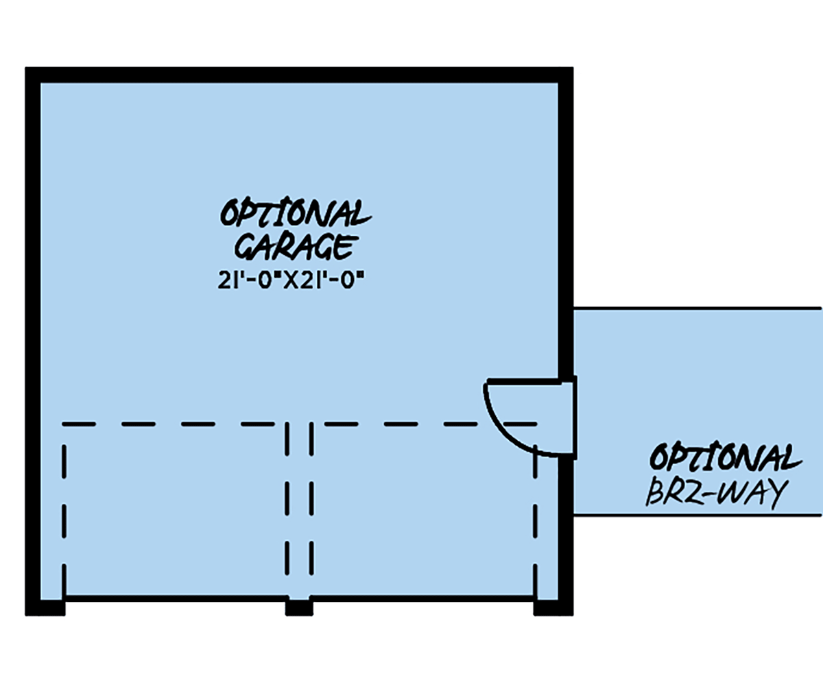 Country Craftsman Farmhouse Alternate Level One of Plan 82581