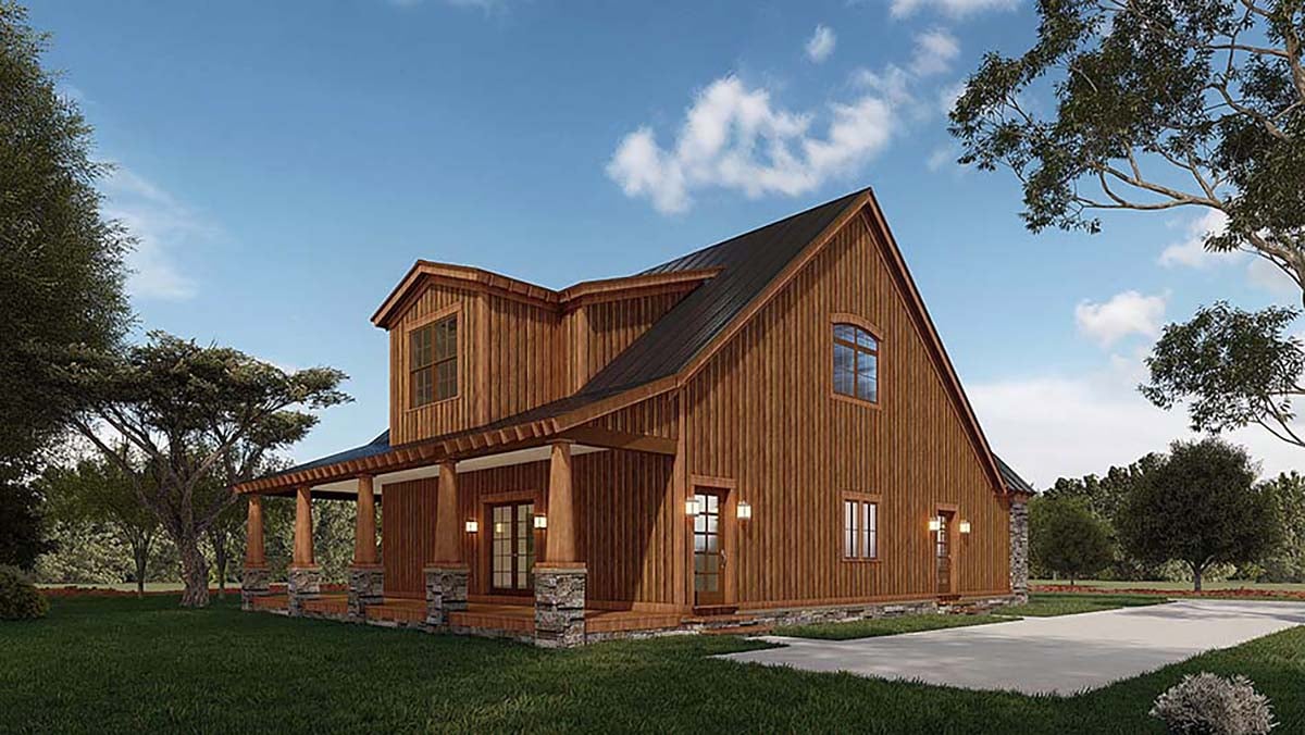 Country, Craftsman, Farmhouse Plan with 2006 Sq. Ft., 3 Bedrooms, 3 Bathrooms, 2 Car Garage Picture 3