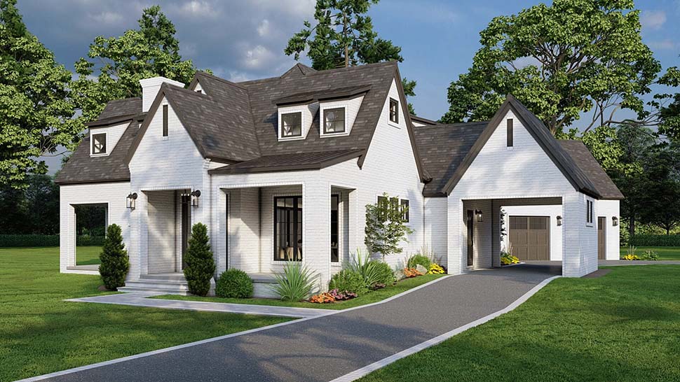 Contemporary, European Plan with 2782 Sq. Ft., 3 Bedrooms, 3 Bathrooms, 2 Car Garage Picture 4
