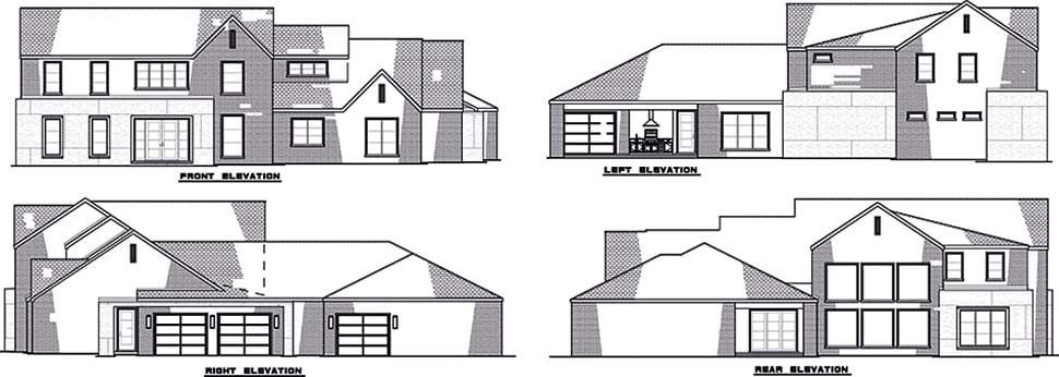 Contemporary, Modern Plan with 5293 Sq. Ft., 5 Bedrooms, 5 Bathrooms, 3 Car Garage Picture 5