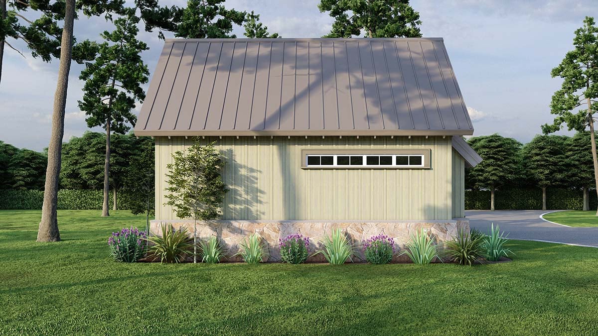 Bungalow, Contemporary, Craftsman Plan with 1008 Sq. Ft., 1 Bedrooms, 2 Bathrooms Picture 3