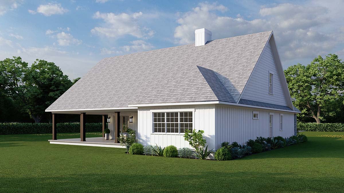 Bungalow, Cottage, Craftsman, European, Traditional Plan with 2006 Sq. Ft., 4 Bedrooms, 3 Bathrooms, 3 Car Garage Picture 3
