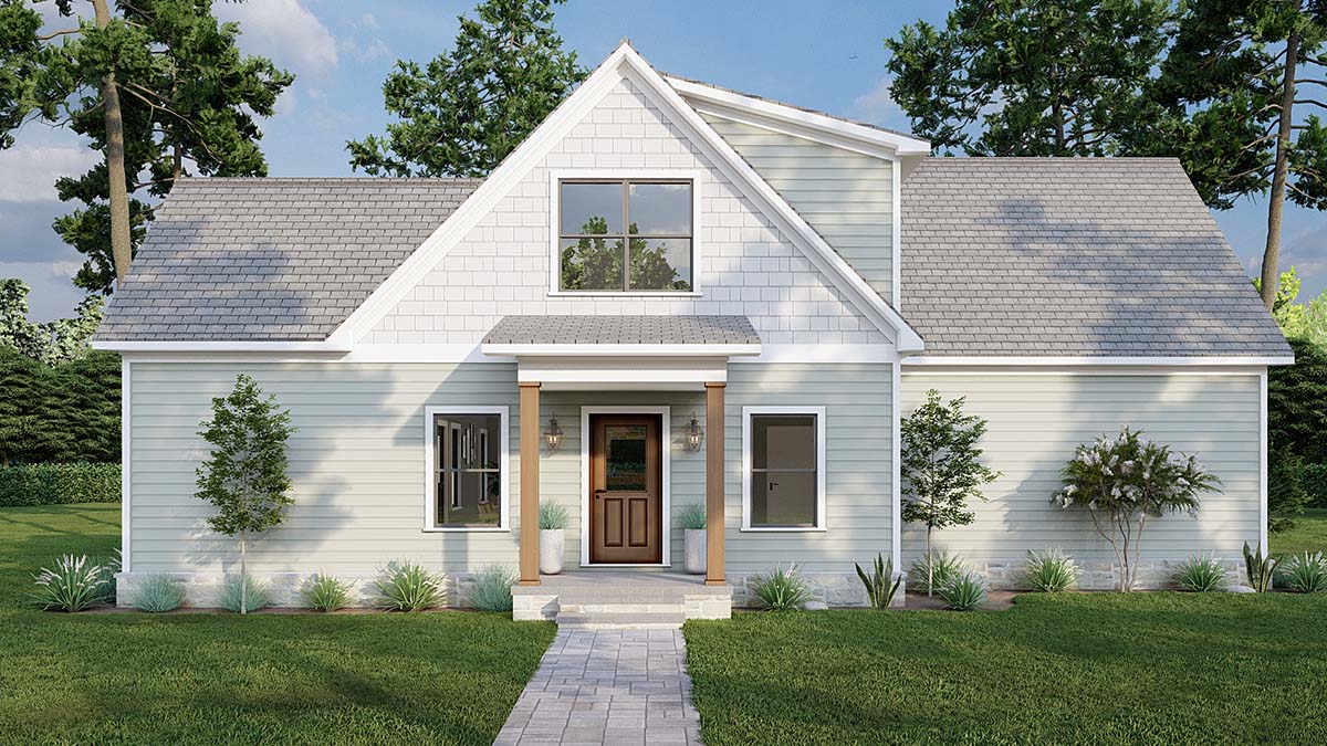 Bungalow, Cabin, Coastal, Cottage, Craftsman, Farmhouse, Traditional Plan with 2181 Sq. Ft., 3 Bedrooms, 3 Bathrooms Elevation