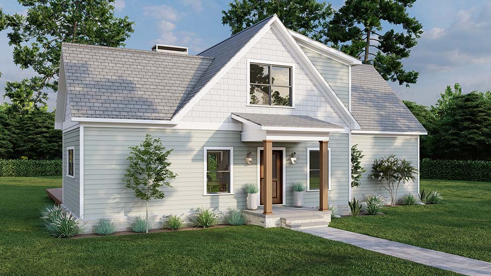 Bungalow, Cabin, Coastal, Cottage, Craftsman, Farmhouse, Traditional Plan with 2181 Sq. Ft., 3 Bedrooms, 3 Bathrooms Picture 5