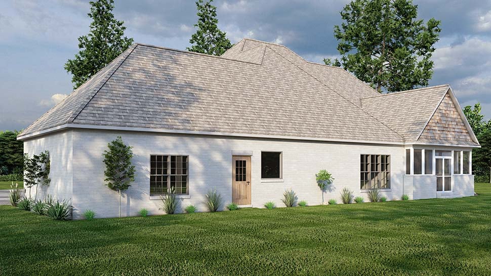 Bungalow, Craftsman, Southern, Traditional Plan with 2340 Sq. Ft., 4 Bedrooms, 4 Bathrooms, 4 Car Garage Picture 7