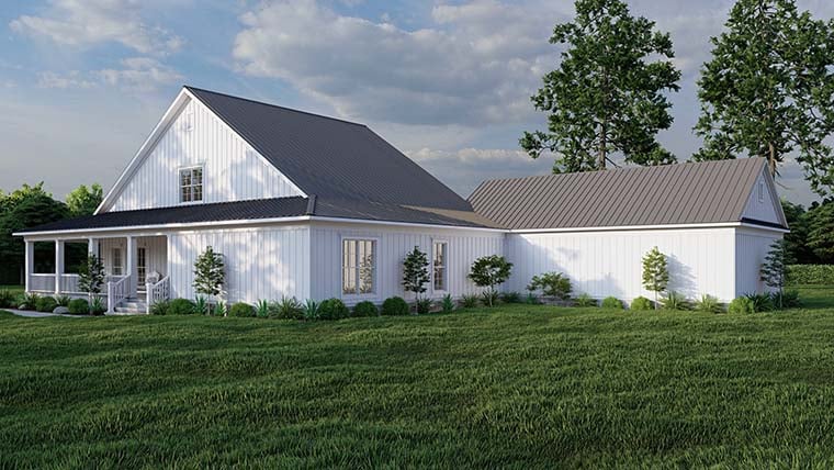 Coastal, Contemporary, Country, Farmhouse, Southern, Traditional Plan with 2169 Sq. Ft., 3 Bedrooms, 3 Bathrooms, 3 Car Garage Picture 6