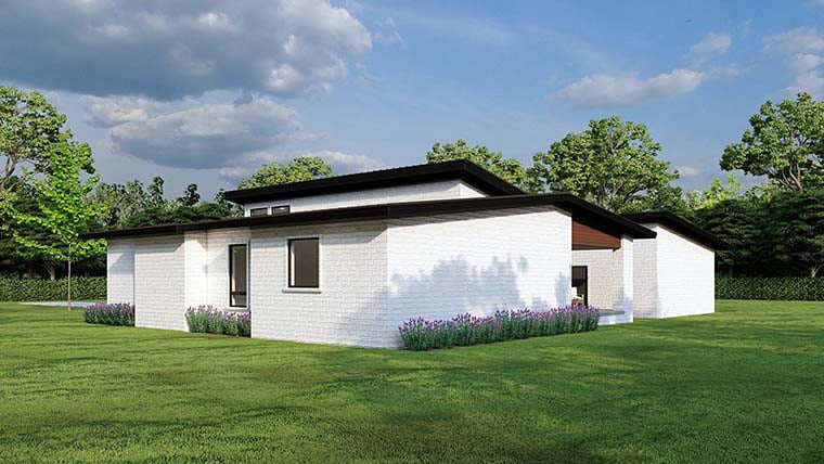 Contemporary, Modern Plan with 1881 Sq. Ft., 3 Bedrooms, 3 Bathrooms, 2 Car Garage Picture 6