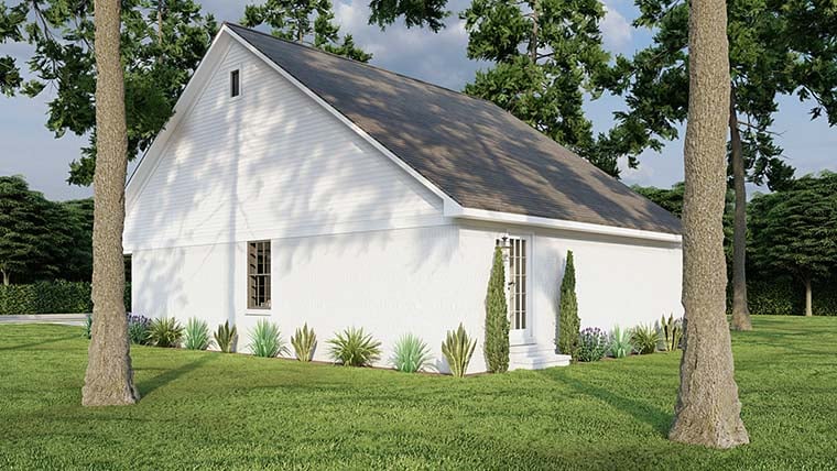 Country, Southern, Traditional Plan with 1250 Sq. Ft., 3 Bedrooms, 2 Bathrooms Picture 6