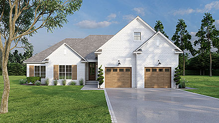 Bungalow Craftsman Southern Traditional Elevation of Plan 82731
