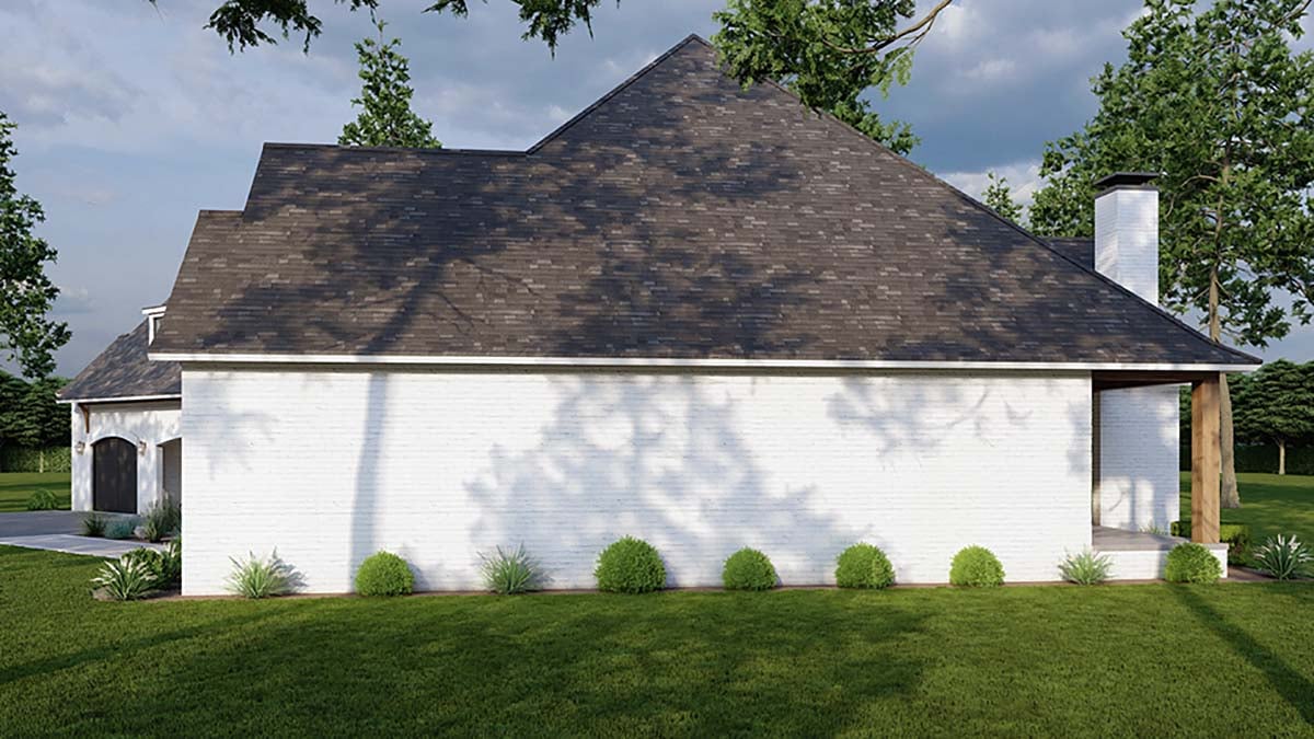 Bungalow, Craftsman, European, French Country, Southern Plan with 2826 Sq. Ft., 3 Bedrooms, 3 Bathrooms, 1 Car Garage Picture 2