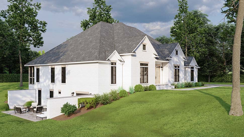 Bungalow, Contemporary, Craftsman, Traditional Plan with 2886 Sq. Ft., 4 Bedrooms, 4 Bathrooms, 2 Car Garage Picture 5