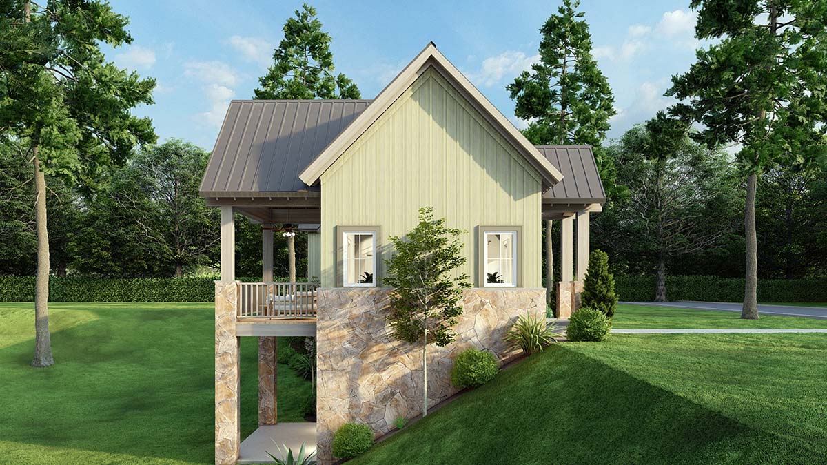 Bungalow, Cabin, Cottage, Craftsman Plan with 1846 Sq. Ft., 2 Bedrooms, 3 Bathrooms Picture 3