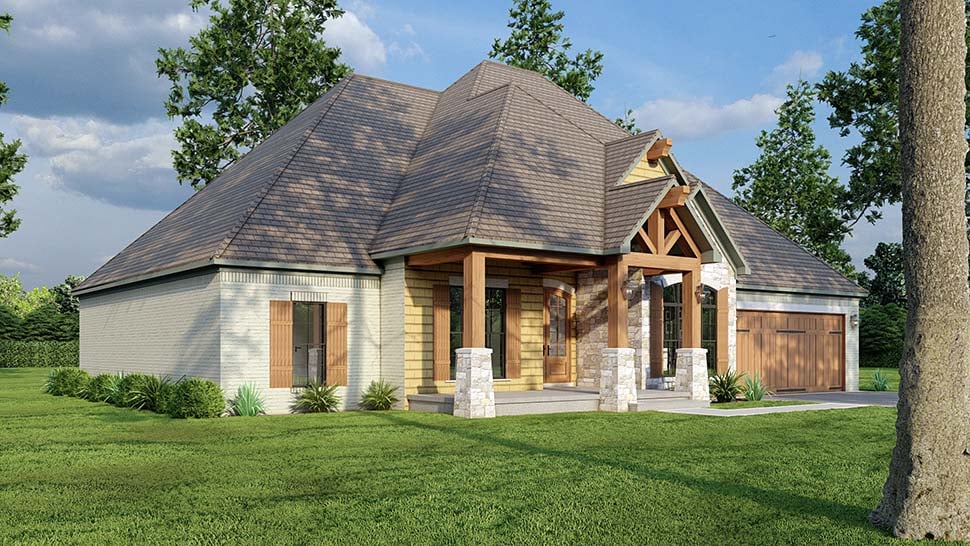 Bungalow, Craftsman Plan with 2380 Sq. Ft., 3 Bedrooms, 4 Bathrooms, 2 Car Garage Picture 5